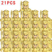 (ZHXH1723x21)Lord Rings Elves Orcs Army Dwarf Rohan Μίνι Φιγούρες Δράσης, Τουβλάκια, Συναρμολόγηση