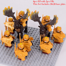 -108 stuks/lot Elfen Soldaat Orks Leger Figuren LOTR Harnas Garde Krijger Boogschutter Middeleeuwse