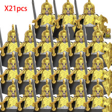 (RZTV5034x21)Lord Rings Elves Orcs Army Dwarf Rohan Μίνι Φιγούρες Δράσης Συναρμολόγηση Τουβλάκια