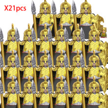 (RZTV5033x21)Lord Rings Elves Orcs Army Dwarf Rohan Μίνι Φιγούρες Δράσης Συναρμολόγηση Τουβλάκια