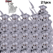 (RZXP387x21)Lord Rings Elves Orcs Army Dwarf Rohan Μίνι Φιγούρες Δράσης, Τουβλάκια Συναρμολόγησης