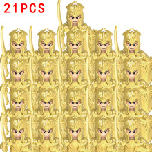 (ZHXH1724x21)Lord Rings Elves Orcs Army Dwarf Rohan Μίνι Φιγούρες Δράσης, Τουβλάκια, Συναρμολόγηση