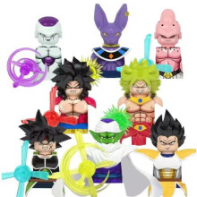 (WM6177) Σετ μίνι φιγούρων Bandai Dragon Ball Super με 8 χαρακτήρες Wukong WM6185 WM6184 WM9183 WM6179