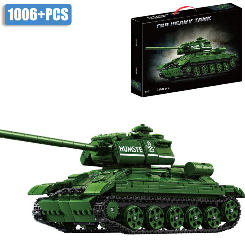 (T34 με κουτί) Στρατιωτικό Άρμα Μάχης Leopard 2A7 του Β' Παγκοσμίου Πολέμου, Τουβλάκια M1