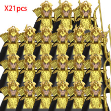 (RZTV5036x21)Lord Rings Elves Orcs Army Dwarf Rohan Μίνι Φιγούρες Δράσης Συναρμολόγηση Τουβλάκια