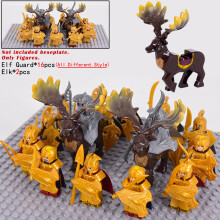 -18 sztuk/partia Elfów Żołnierzy Orków Armia Figurki LOTR Zbroja Strażnik Wojownik Łucznik Średniowieczny