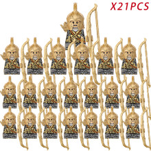 (RZXP253x21)Lord Rings Elves Orcs Army Dwarf Rohan Μίνι Φιγούρες Δράσης Συναρμολόγηση Τουβλάκια