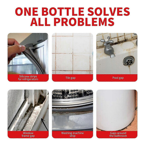 Mildew Remover Gel, Multi-Functional Mildew Remover Wall Tile Crevices Refrigerator Washing Machine Rubber Ring Cleaner