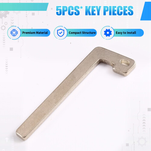 5PCS Car  Remote Emergency Key Blade for  E5 Replacement Spare Key 1