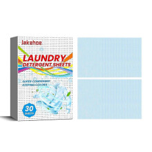 Powerful Laundry Cleaning Tablets Deep Stain Removal, Gentle on Fabrics, Fresh Fragrance, Portable 30-Count for Easy Hand & Machine Washing