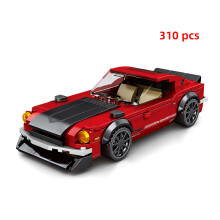 (084 bez pudełka) Moc Car City Vehicle Techniczny samochód wyścigowy Speed Racer Klocki sportowe Samochód