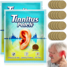 24 Pcs Tinnitus Relief Patches for Ringing Ears - Natural Herbal Earache Treatment, Ear Pain Relief, Soothing Itchiness, and Hearing Loss