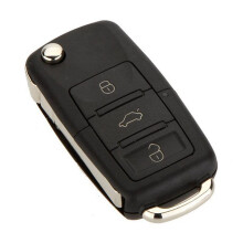 4X 3 Button Replacement Keyless Entry Remote Car Flip Key Shell Fob Case for Beetle