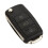 4X 3 Button Replacement Keyless Entry Remote Car Flip Key Shell Fob Case for  Beetle 4