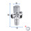 304 Stainless Steel Three-Way Angle Valve with Copper Core 4