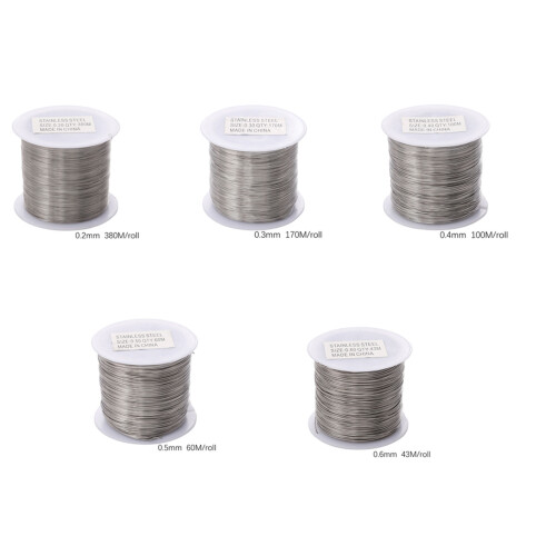 Hochfester Stahldraht zur Schmuckunterstützung, robustes-0,4 mm 1
