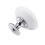 2 x Ceramic Door/Wardrobe/Cabinet/Cupboard Knob Handle Drawer White 3