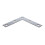 20X Angle Plate Corner Brace Flat L Shape Repair Bracket 80mm x 80mm 3