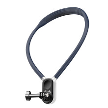 Flexibler Halshalter mit magnetischer Halterung für-Tinte blau