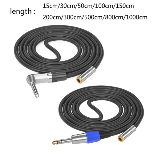 3,5-mm-Stecker auf 6,35-mm-Buchse, Adapter,-3m gerader Kopf 1