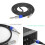 3,5-mm-Stecker auf 6,35-mm-Buchse, Adapter,-3m gerader Kopf 3