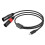 USB-Typ-C-zu-3-Pin-Stecker-Ausgangs-Stereokabel-Konverter-Adap-2m 2