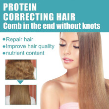 Straightening Mousse: Smooths hair, smooths frizz, repairs split ends, damage. No-pull treatment cream.