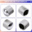 12X Guitar Dome Control Knobs for  Tele Replacement, Silver 10
