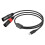 USB-Typ-C-zu-3-Pin-Stecker-Ausgangs-Stereokabel-Konverter-Adap-2m 1