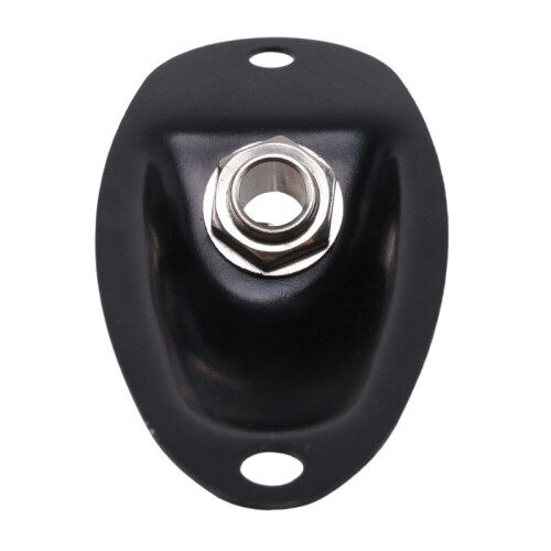 3X Black Boat Style 1/4Inch Guitar Pickup Output Input Jack Plug Socket for Fd Strat Guitar 2