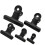 Schwarze Metallklammern, 10er-Pack  Size B 4
