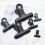 Schwarze Metallklammern, 10er-Pack  Size B 5