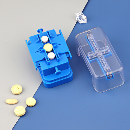Pillenteiler mit Aufbewahrung Blue 2