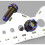 Stainless Steel Double-Sided Bolt Gauge Card,Portable Highly Precise Bolt Size 2