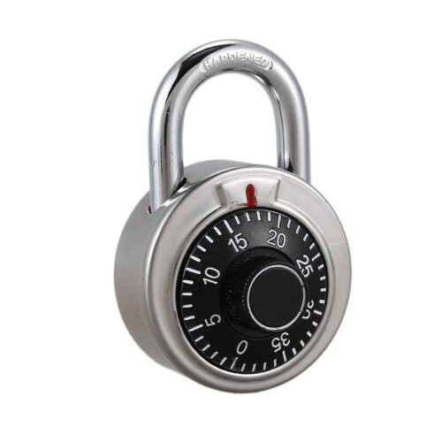 2X Master Coded Lock 50mm with Round Fixed Dial Combination Padlock 2