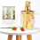 3Pièces Bocal Verre Décoratif Bouteille De Rangement Scellée 8