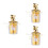 3Pièces Bocal Verre Décoratif Bouteille De Rangement Scellée 7