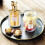 3Pièces Bocal Verre Décoratif Bouteille De Rangement Scellée 9