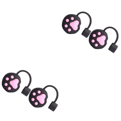 4Pièces Couvre- Silicone Noir, Protège- Étanche 1