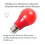 0.5W Darkroom Safe Light LED Bulb - E27 Socket Red Lamp for Film/Slide Processing with Analog Photography US Plug 5