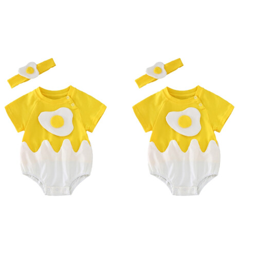 2Pièces Combinaison Été Bébé Respirant Style Adorable 2