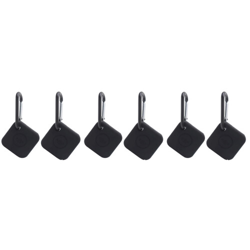 6Pièces Coque Silicone Noire Protectrice Compatible Tile Mate Pro 2020 2