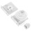 1Ensemble Kit Accessoires Store Enrouleur ABS Aluminium 10