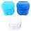 15Pièces Boîte Bleue De Rangement Prothèses Portable Étanche 4
