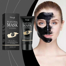 Charcoal Peel Mask with Collagen & Hyaluronic Acid Deep Cleansing, Hydrating & Youthful Skin