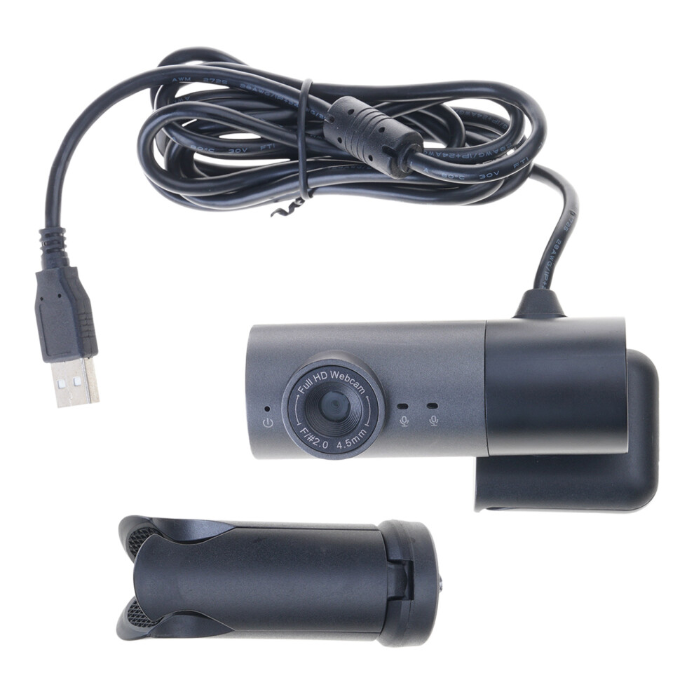 1080P Webcam Dual Microphone Web Camera For-External Speakers 7709000783090