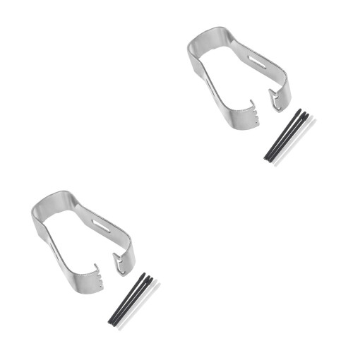 2Ensembles Embouts Stylet Tactile Plastique Noir Kit Réparation 1