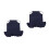 2Pièces Tablier Poule En Denim Bleu Protection Pour Poulets 3