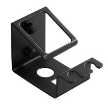 2Pièces Support À Dents En Acier Noir Perçage