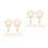 24Pièces Bois Compacts Beige Pour Enfants Pour DIY 2
